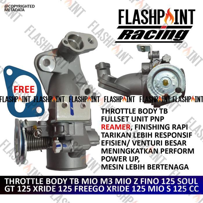 THROTTLE BODY TB MIO M3 MIO Z FINO 125 SOUL GT XRIDE FREEGO XRIDE X - THROTTLE 30MM