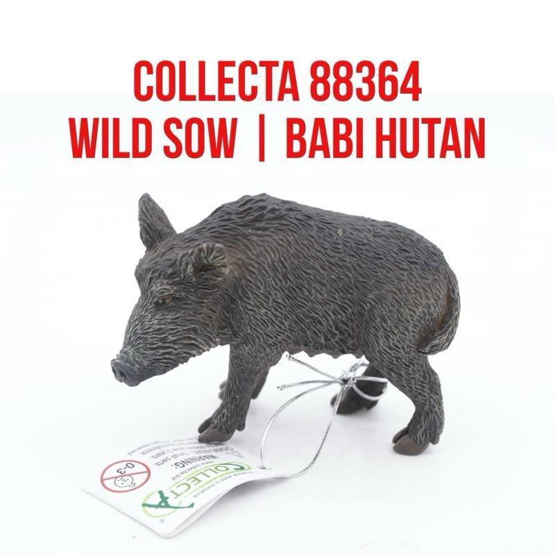 Collecta 88364 Wild Sow Boar Pig Wild Boar Babirusa Babi Hutan Celeng Sus Scrofa | Mainan Binatang M