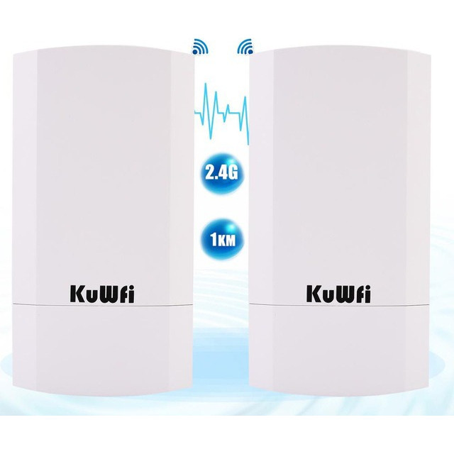 300Mbps Wireless Bridge Router Outdoor 24G 1KM Wireless RepeaterWifi Signal Amplifier Wifi Extender 