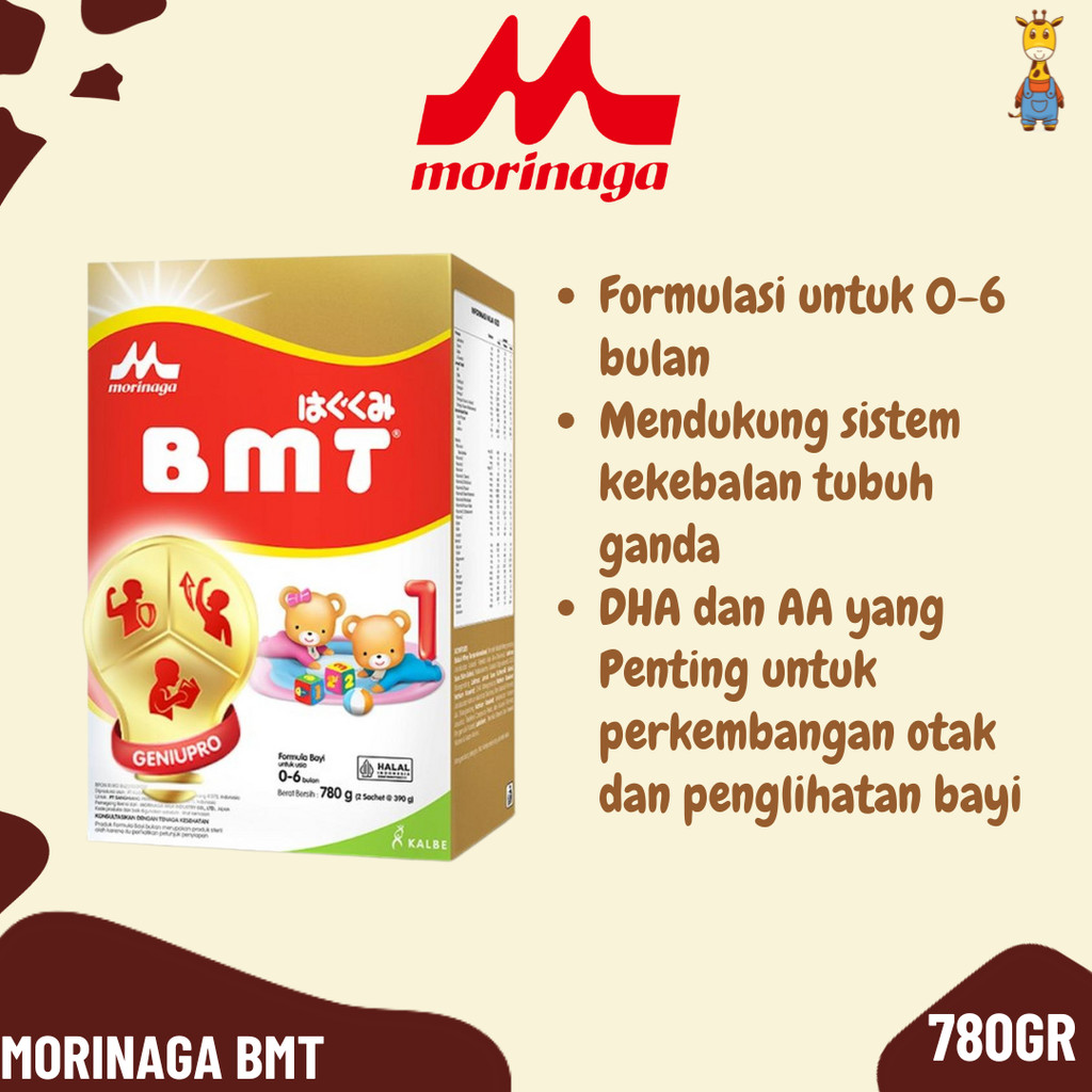 Susu Morinaga BMT 780gr - Susu Formula Bayi