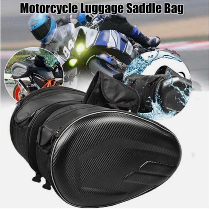 Motor Tas Sidebag Samping Motor Touring Motorcycle Tas Anti Air Saddle Bag Motor Helmet Samping Kurs