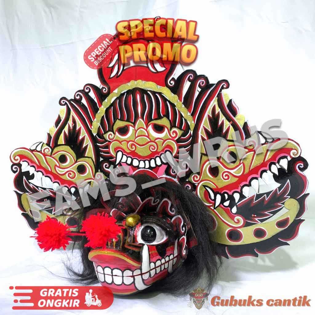 (COD)  Barongan Asli Buat Pentas Ukuran 15 Barongan Kucingan Kedirian