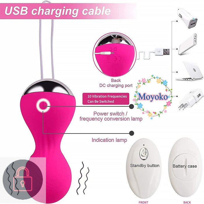 pengiriman cepat!! LILO Kegel Ball Bola Kegel - rosered