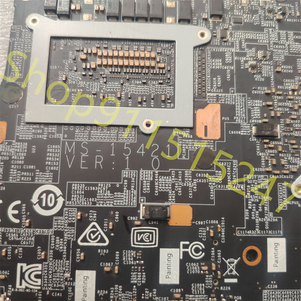 Genuine For MSI GE66 GP66 Laptop Motherboard MS1542 MS15421 VER 10 i710875H  RTX2070 i710750H  RTX30