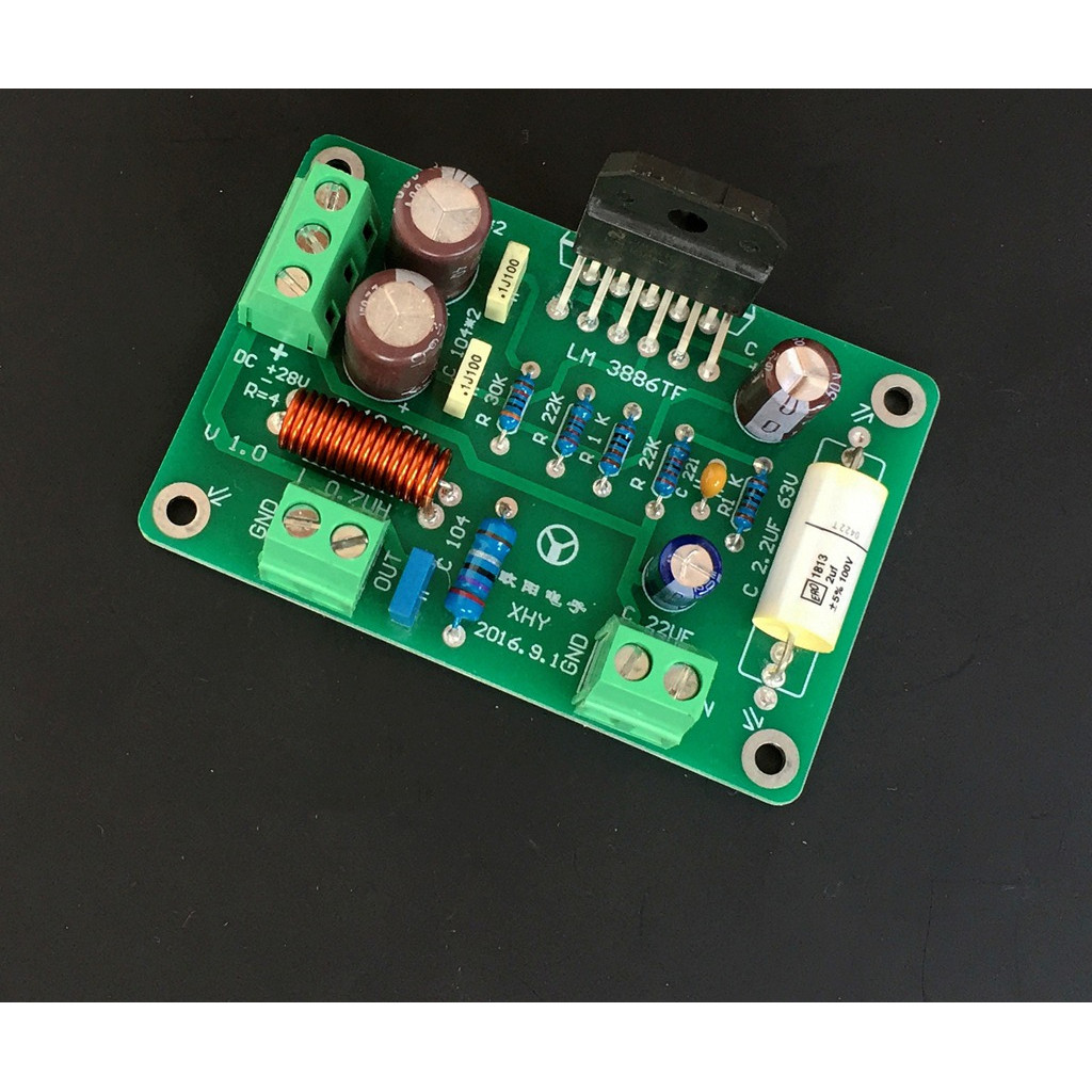 Power amplifier board LM3886 mono power amplifier board