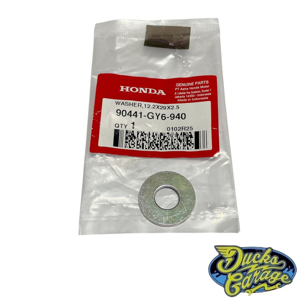90441-GY6-940 Washer 12.2X29X2.5 Ring As Pully Ring Mangkok Ganda Honda Matic Beat Vario Scoopy Orig