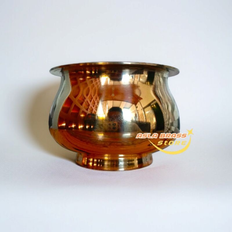 Tempat Dupa Kuningan Hio Lo Kuningan Bokor Tempat Bakar Dupa Menyan Buhur Kuningan Asli Murah