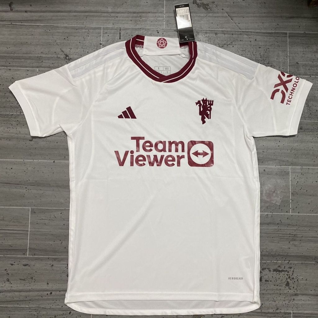 2324 New Football Match Manchester United Away Second Guest Loose Sweat-Wicking Stylish Retro Manche