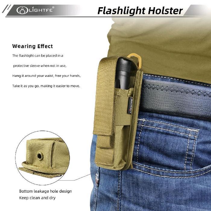 LIGHTFE HOLSTER SARUNG SENTER BESAR ASTROLUX CONVOY HIGH QUALITY