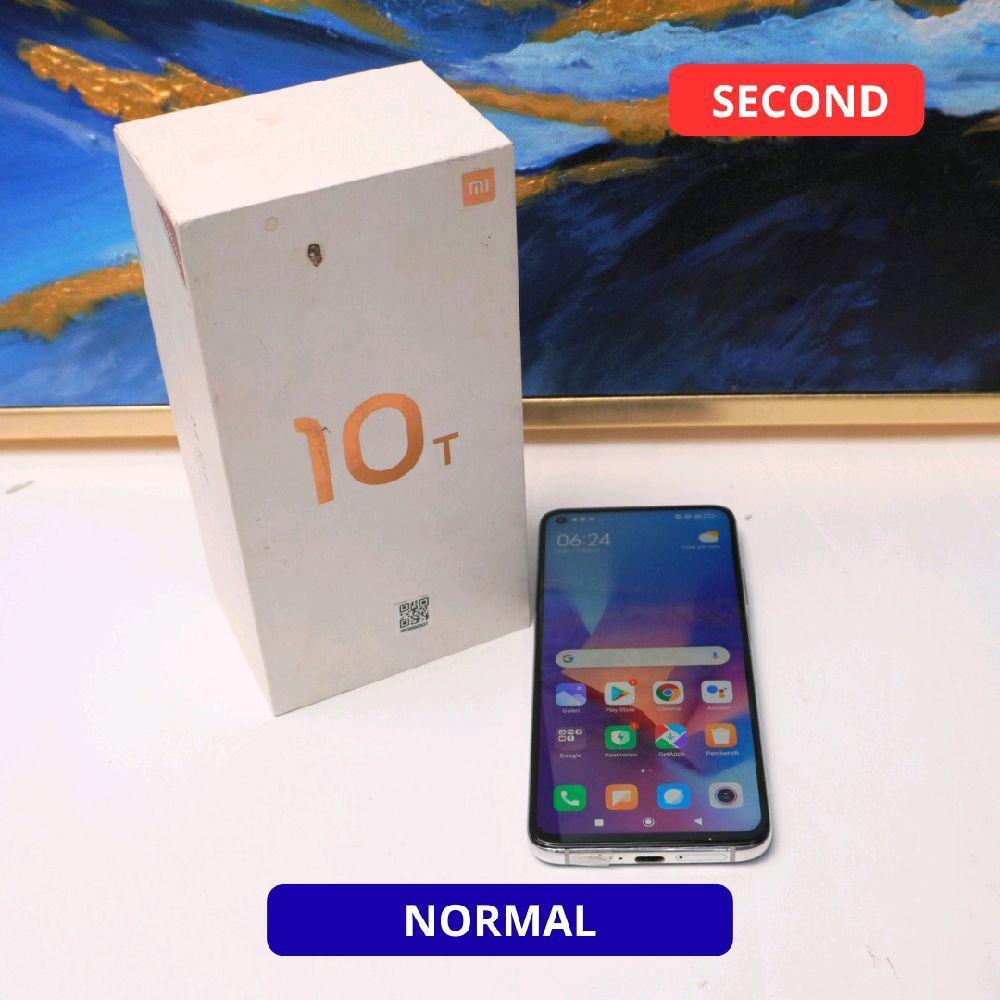 XIAOMI MI 10T 8/128 GB HP SECOND ORIGINAL SINAR MUTIARA CELL