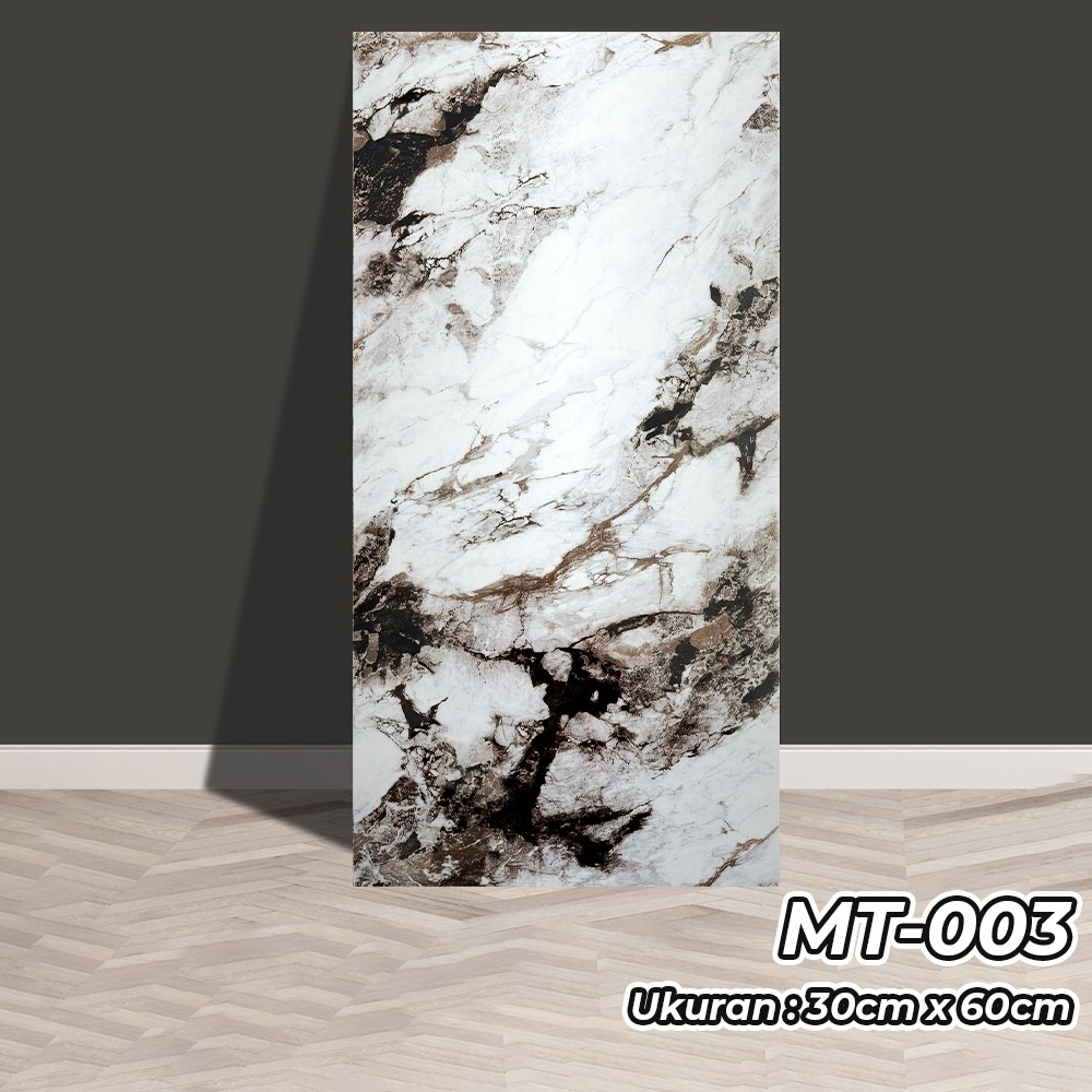 JA WALLPAPER DINDING 30X60 GRANITE 30CM x 60CM Tebal 2,5MM VINYL FOAM MARBLE WALL PAPER STIKER KAMAR