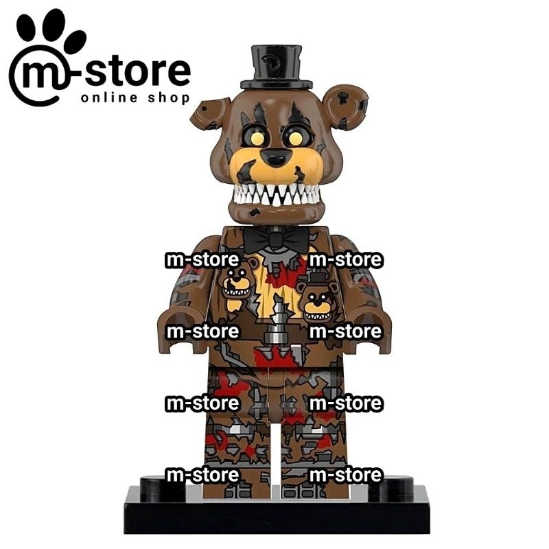 mainan kreatif edukatif fnaf nightmare freddy five nights at freddy's