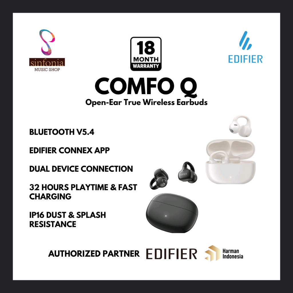 Edifier Comfo Q Open-ear True Wireless Earbuds