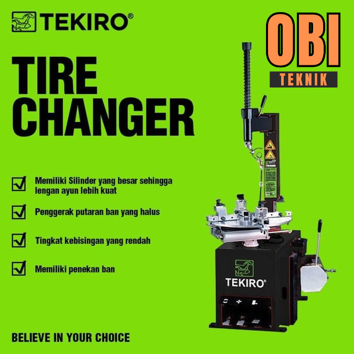 TEKIRO Tire Changer Hidrolik – Alat Pembuka Ban hingga Ring 24 Inch | OBI Teknik
