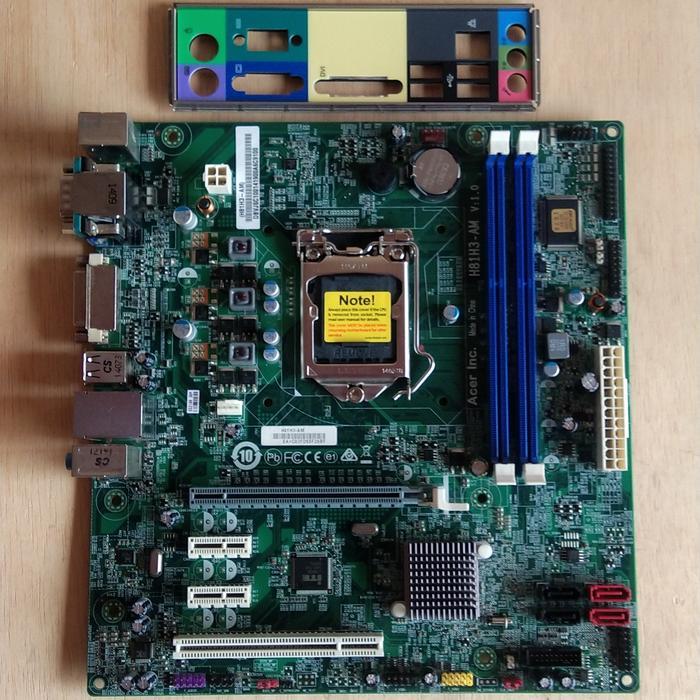 MAINBOARD MOBO MOTHERBOARD ACER H81 SOCKET 1150 GEN 4 HASWELL
