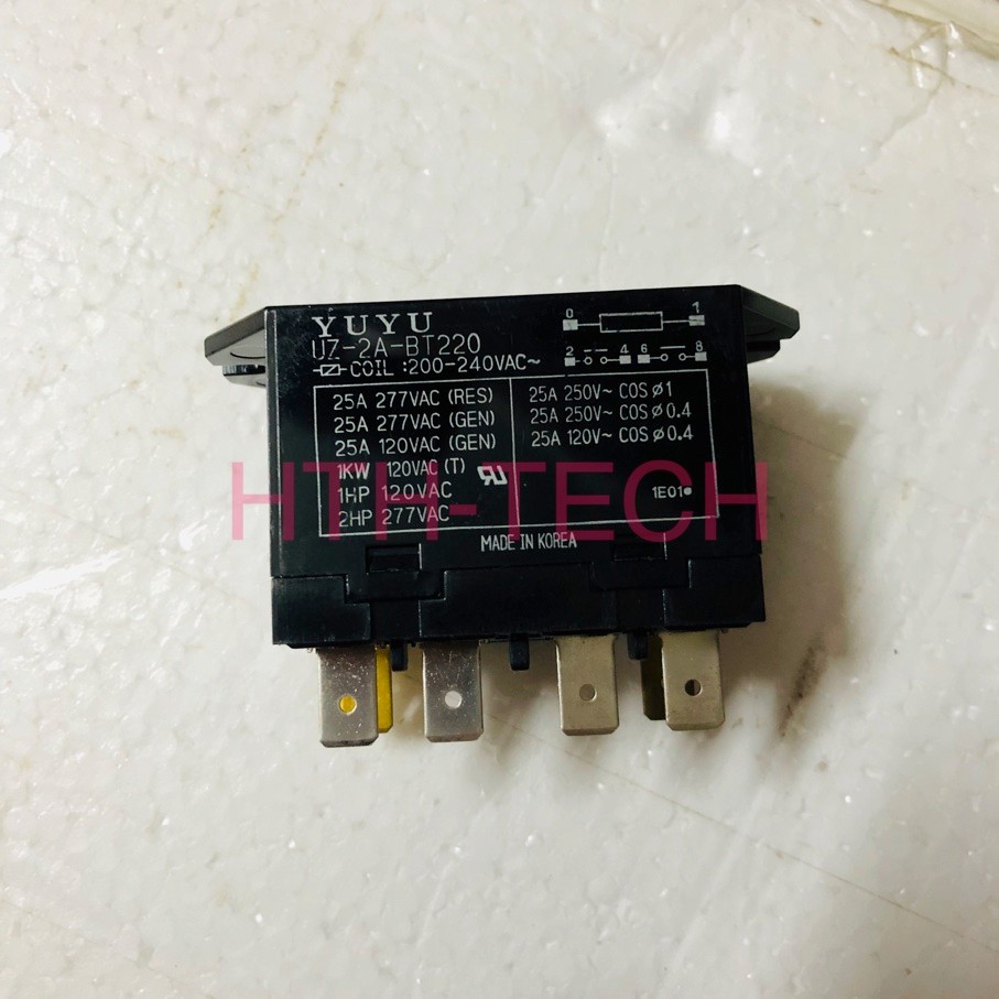 UZ2ABT220 200240VAC Power Relay 25A 250VAC 6 Contacts Screws