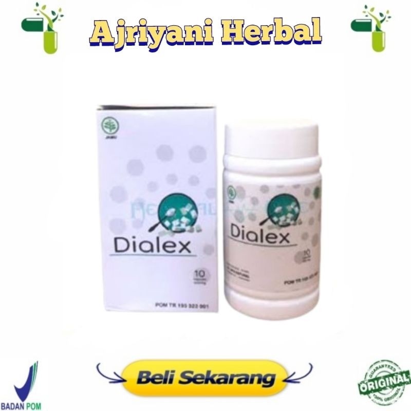 DIALEX ASLI ORIGINAL | DIALEX OBAT DIABETES MANJUR AMPUH HERBAL BPOM Terlaris