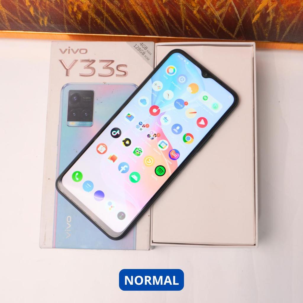 VIVO Y33S 4/128 GB HP SECOND ORIGINAL SINAR MUTIARA CELL
