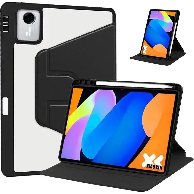 For Lenovo Xiaoxin Pad 11 2025 Case 11 inch TB335FC Acrylic Rotating Stand Tablet Funda For Lenovo I