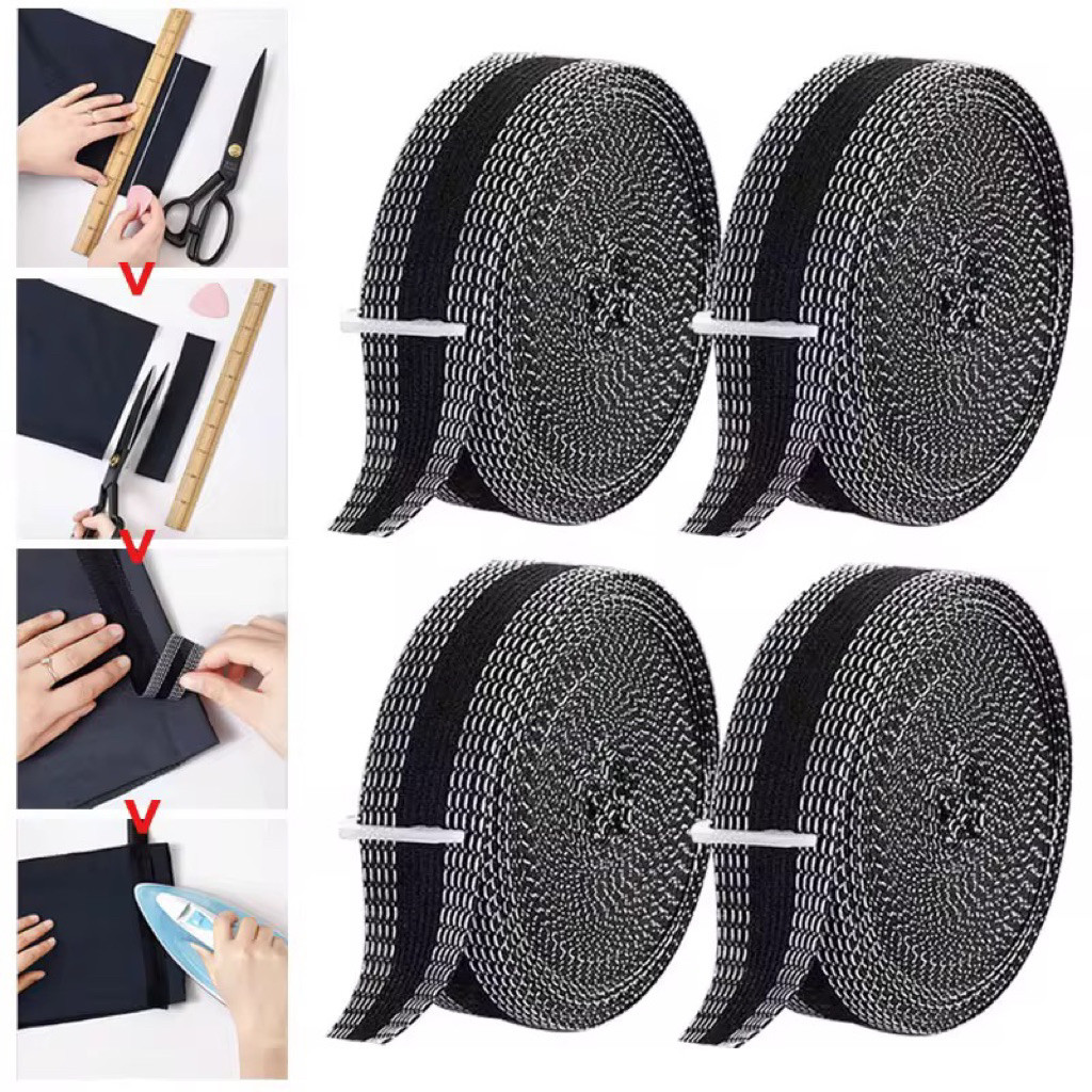 Lem Jeans 1M | Pemendek Celana Jeans Tanpa Jahit | Lem Kain Tanpa Jahit