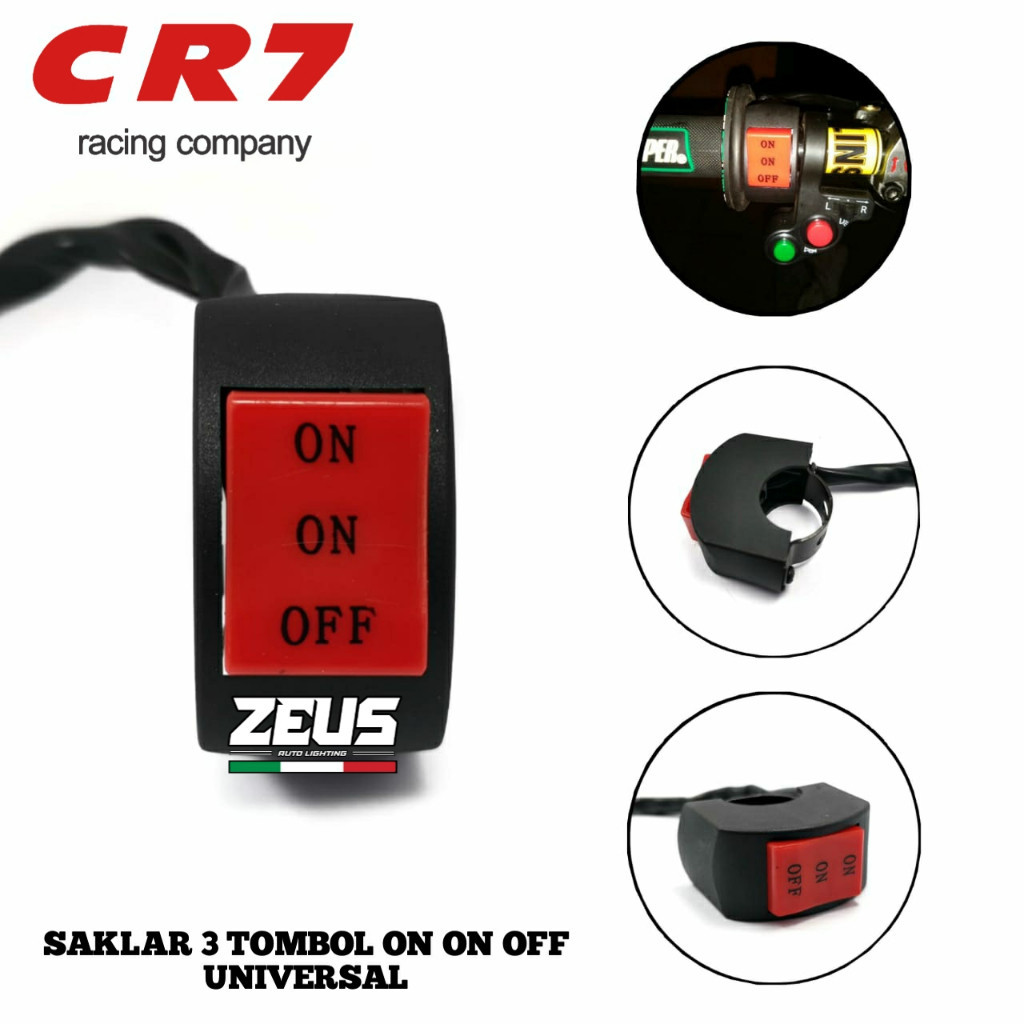 Saklar Lampu Motor Saklar On On Off 3 Mode Saklar On On Off Lampu Universal