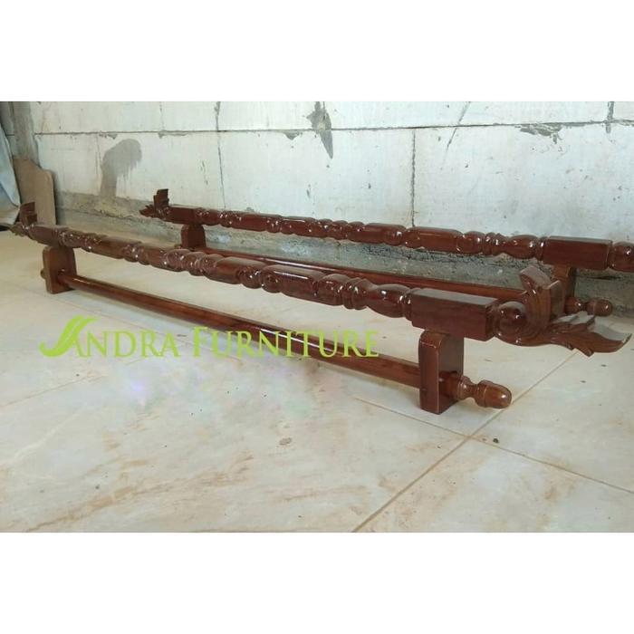 gantungan kain, gantungan batik, gawangan kain nempel dinding - utk kain 110 cm NK