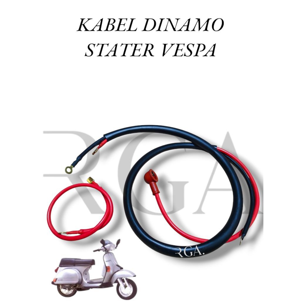 NGGESINGSHOP Kabel Dinamo Stater Vespa Kabel Relay Dinamo Vespa Dinamo Vespa Excel
