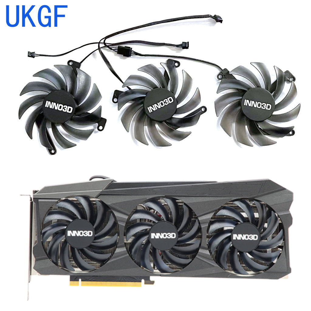 Brand new 85MM 4PIN CF-12915S RTX3080TI 3090 GPU fan for INNO3D GeForce RTX3080ti 3090 GAMING X3 gra