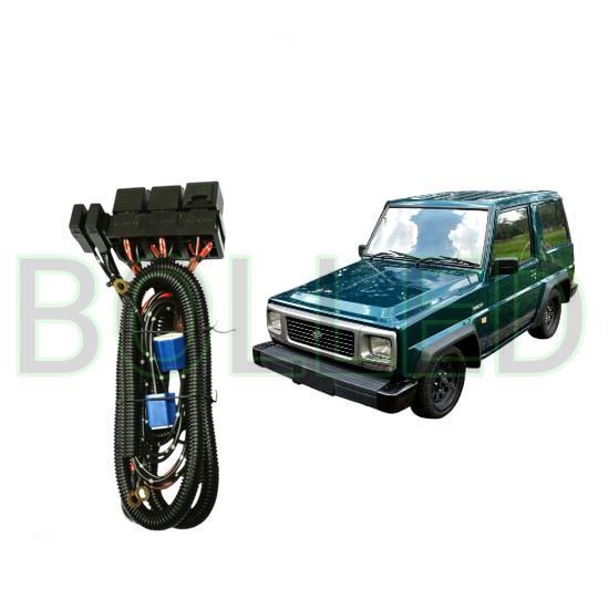 Relay Set Lampu Utama LED H4  Mobil Daihatsu Feroza BLD