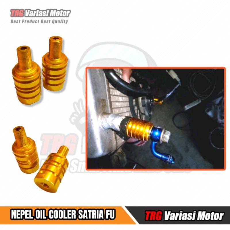 Nepel Oil cooler Satria FU 150 Adaptor Oil Cooler Satria FU CNC  High Quality AM