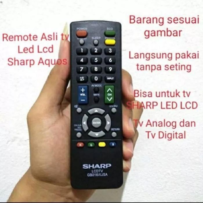 remote tv remot  tv sharp aquos - remote lcd