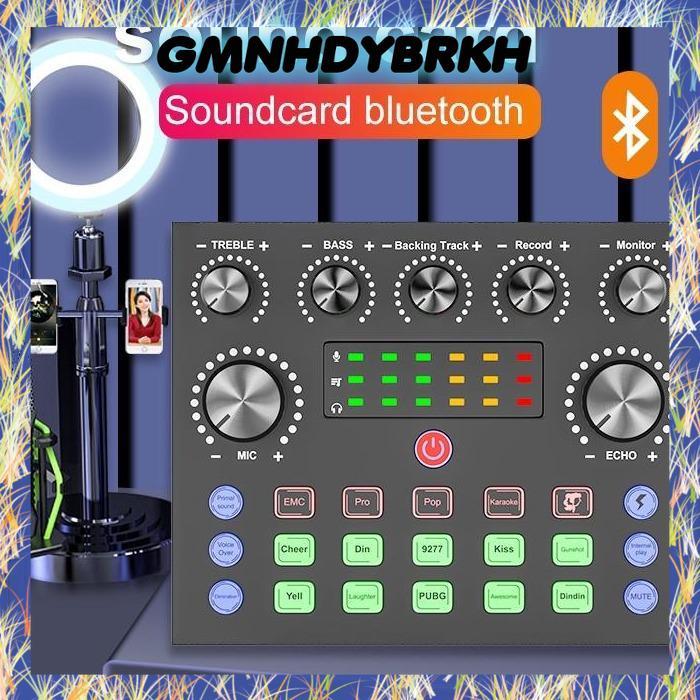 V8S SoundCard Bluetooth Audio Usb External - Sound Card