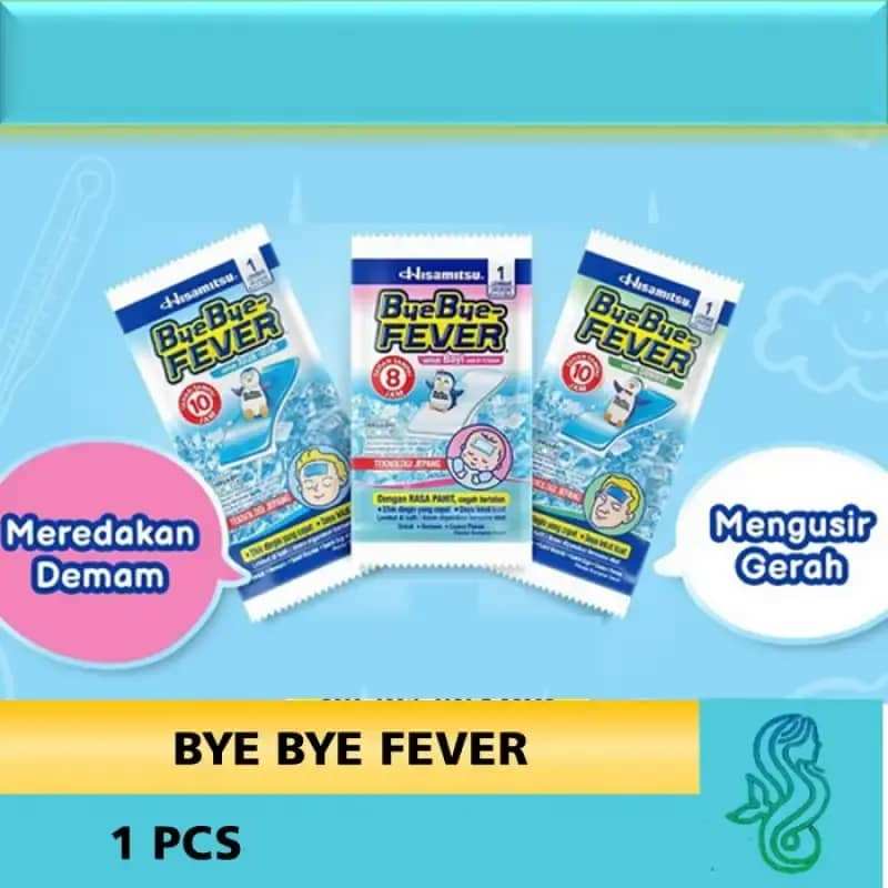 1 PCS BYEBYE FEVER BYE BYE FEVER BAYI ANAK DEWASA HISAMITSU