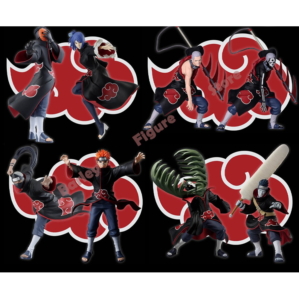 In Stock Bandai Banpresto Original Anime Figures Naruto VIBRATION STARS-TOBI KONAN HIDAN KAKUZU PAIN