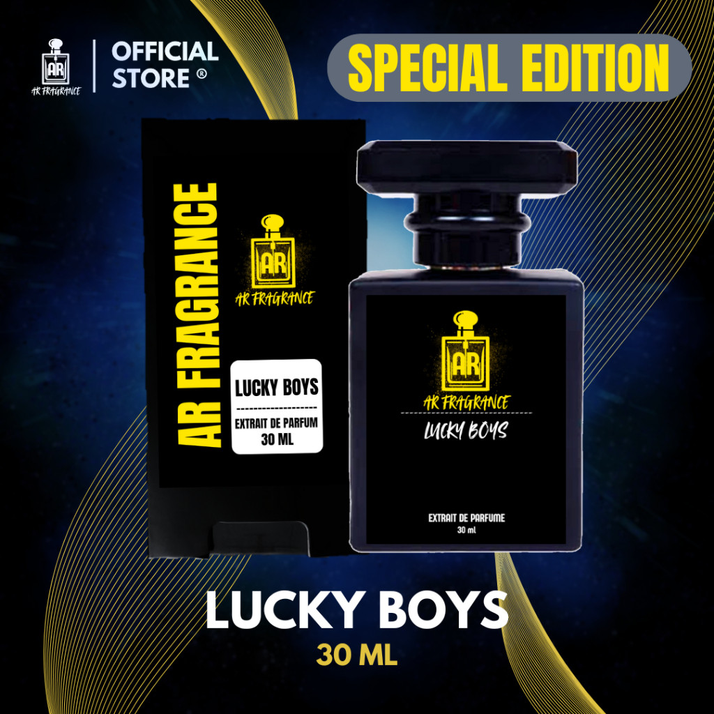 AR FRAGRANCE - LUCKY BOYS 30ML | PARFUM PRIA WANGI TAHAN LAMA BEST SELLER