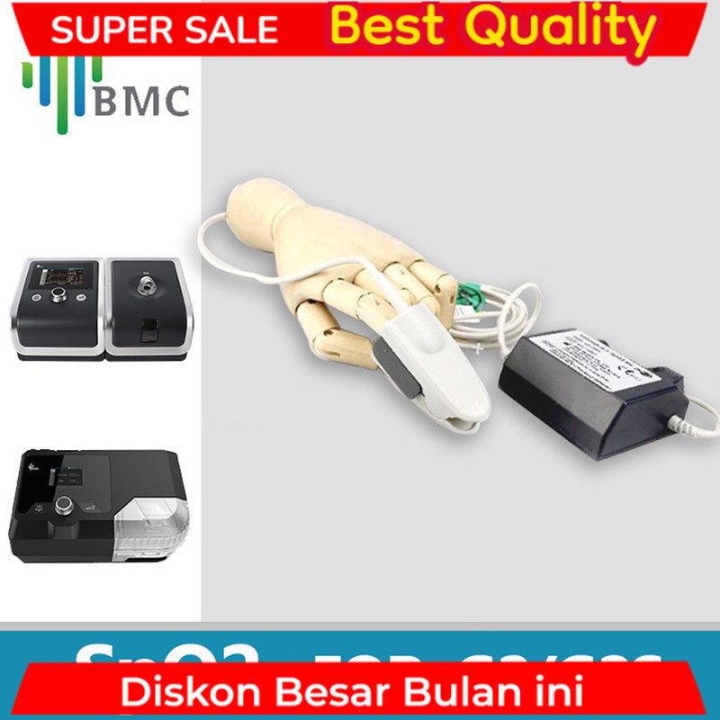 BMC GII CPAP Machine Bipap SPO2 Kit Blood Oxygen Finger Clip CPAP Accessories