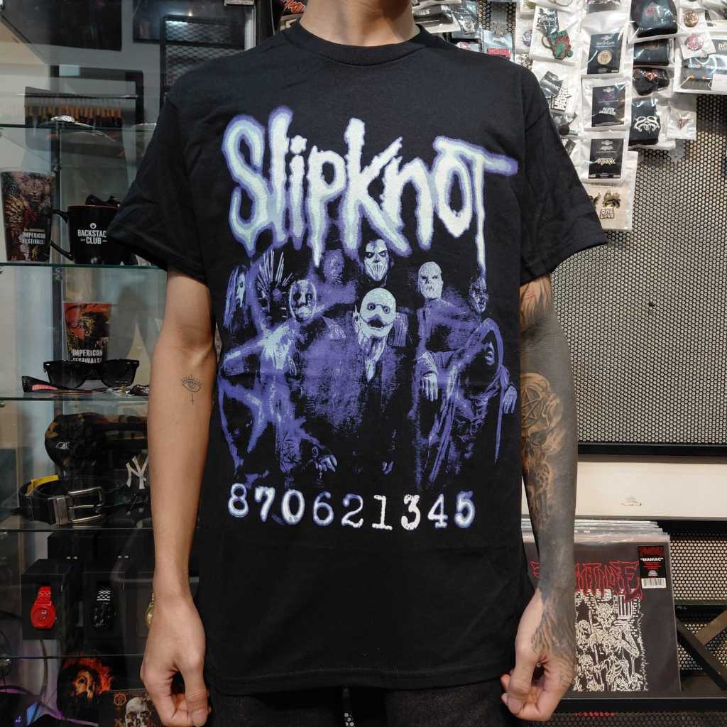 ORI T Shirt Band Official SLIPKNOT - MEMBER NUMBERS PHOTO Original