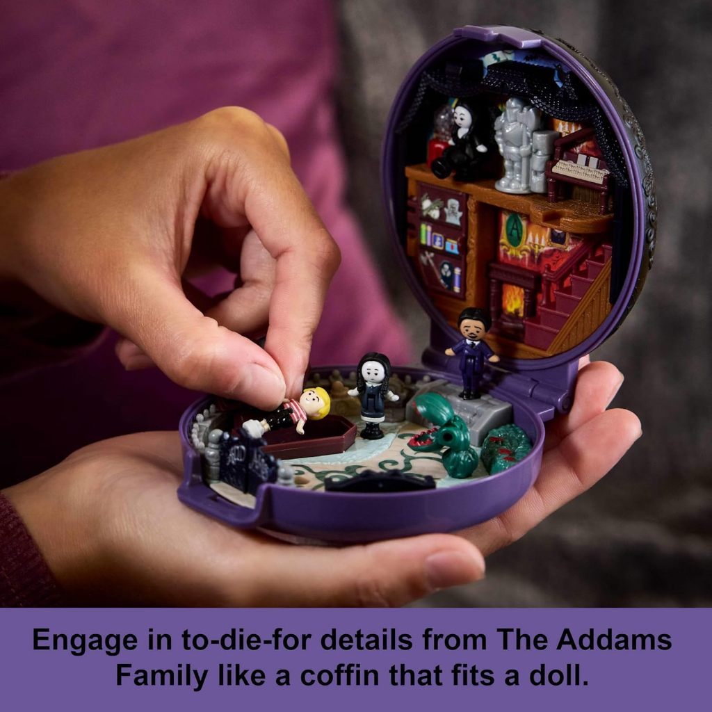Discount Polly Pocket Collector Playset, The Addams Family Compact With 4 Special Edition