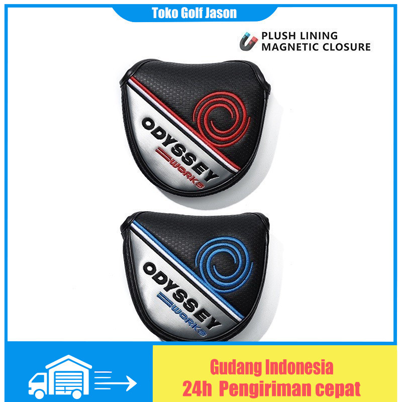 ODY Motif Leather Putter Mallet Head Covers Golf Club - Sarung Stick Club ODY-SS01 #BARANG SPOT#