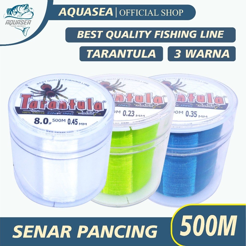 PANCING PEMULA Tali Pancing TARANTULA 500M Nilon Pancing Nilon Pancing AntiKeriting