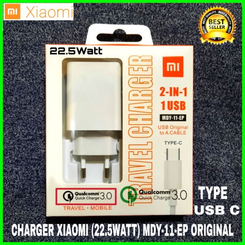 CHARGER XIAOMI FAST CHARGING XIAOMI POCO M3 (22,5W) ORIGINAL 100%