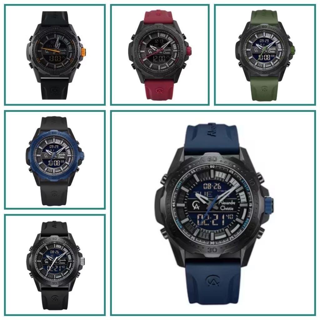AC 9370 ALEXANDRE CHRISTIE PRIA AC 9370 / AC 9375 JAM TANGAN PRIA ORIGINAL