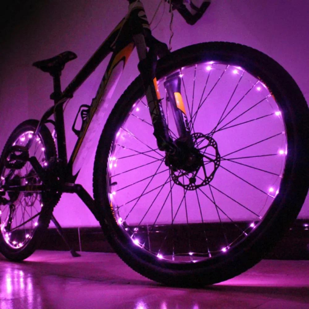 Bicycle Hot Wheel Lights Mountain Bike Frame Decoration Lights Bicycle Spoke Lights Night Riding Bic