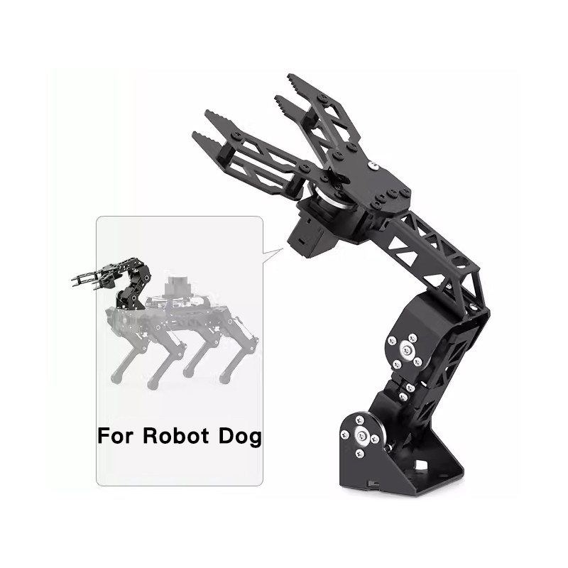 Hiwonder Raspberry Pi Robot Dog PuppyPi Special 3 DOF Robot Arm Upgrade Prop Pack SLAM Navigation Ha
