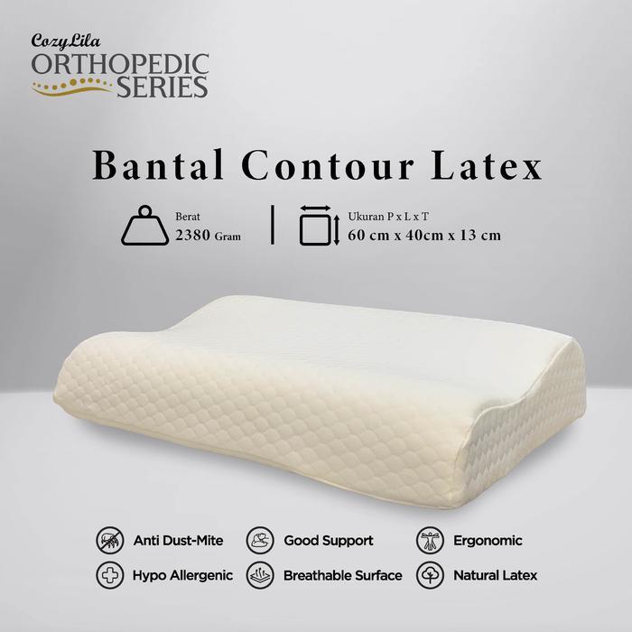 Bantal Orthopedic Contour Latex