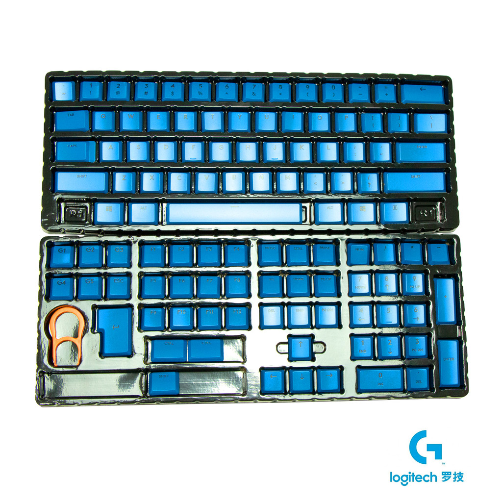 Logitech Keycaps 109 Keys G913/G915 Keycaps Transparent PBT Thermal Sublimation Keys for Logitech G9
