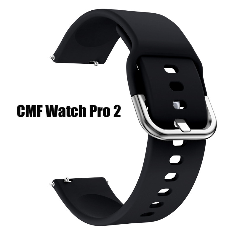 Soft Silicone Band for CMF Watch Pro 2 Strap for CMF Pro 2 Bracelet Correa Watchband Adjustable CMF 