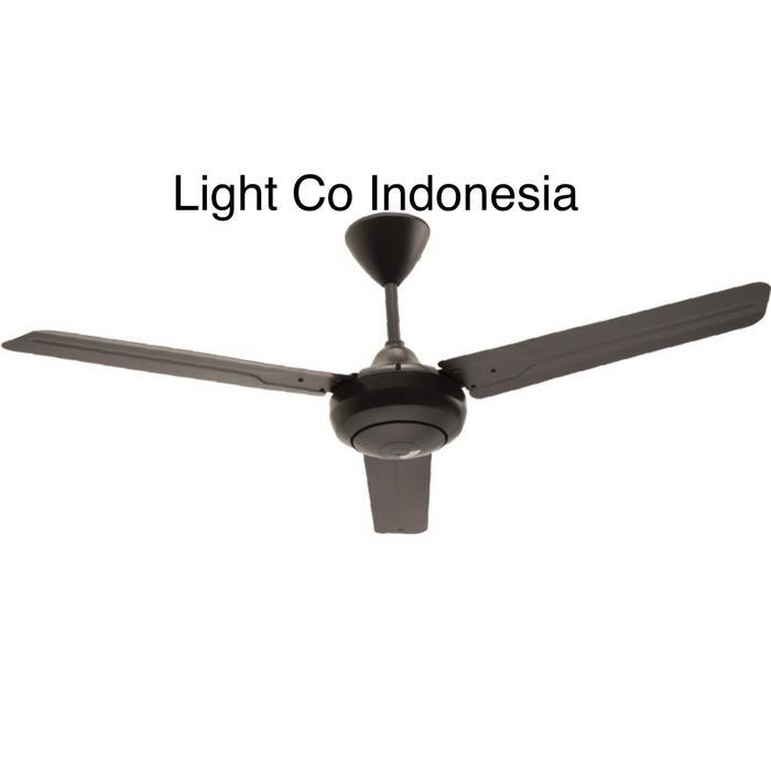 Ceiling fan Uchida Maspion CF240 Hitam Black - Putih