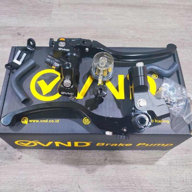 VND MASTER REM AK 55 1 TABUNG PISAH CNC Master Rem VND AK55 Radial Set Handle Kopling Ninja R RR Var