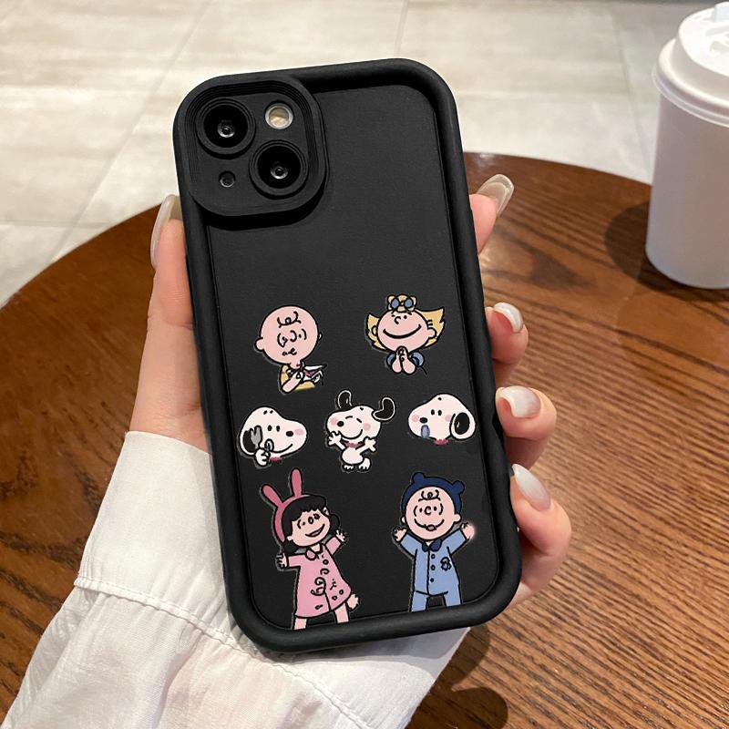 Casing OPPO Reno5 4G 5G Reno3 Reno4 F Lite K Z Reno6 Case Silicone TPU Kartun Snoopy Pro Camera Shof